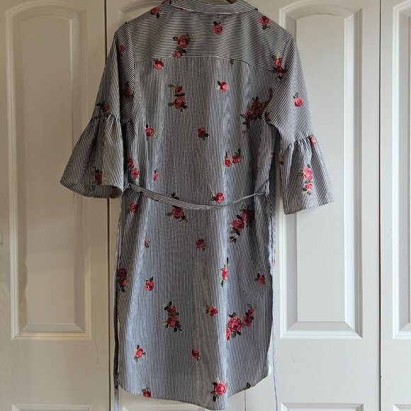 Calvin Klein Women's Dress Size 14 Cottagecore Parisian Chic Unique Romantic EUC - Picture 8 of 13